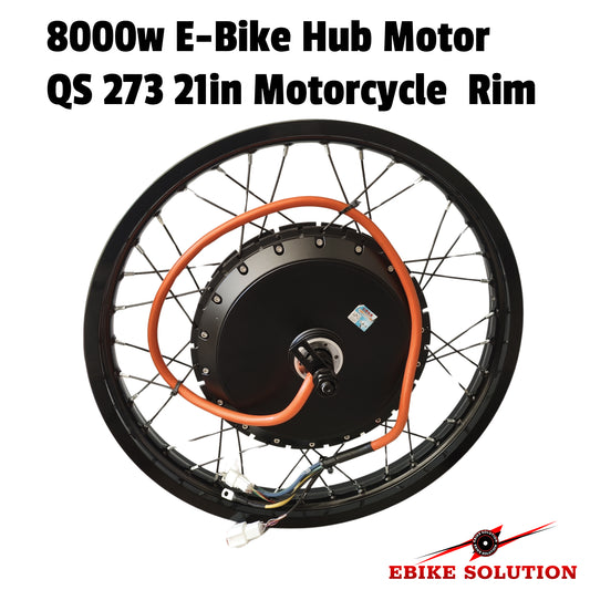 QS V3 273 40H Motorcycle 72v 8000W Ebike Motor Electric Bike Rear Hub Motor 150mm Dropout 3.5T uk stock ebikesolution