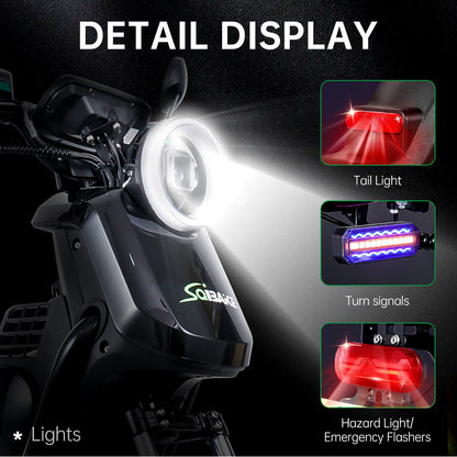 Ebike 48V 800W 50Ah/100Ah 50Km/h Battery Cargo Delivery Electric Bike for Food Delivery