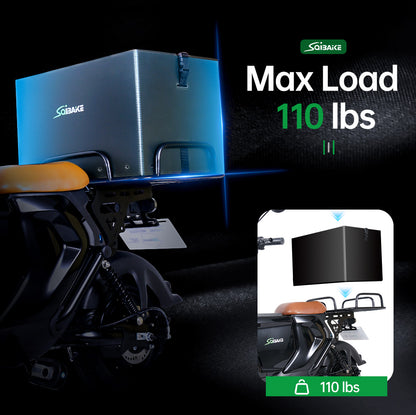 Ebike 48V 800W 50Ah/100Ah 50Km/h Battery Cargo Delivery Electric Bike for Food Delivery
