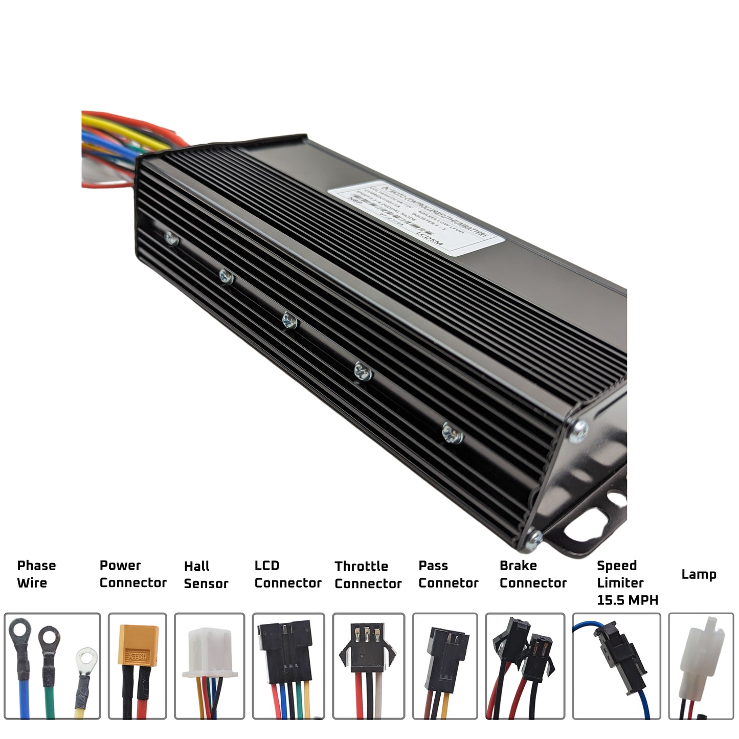 Ebike Brushless Motor Controller DC 36V/48V 40A YF ebikesolution uk stock