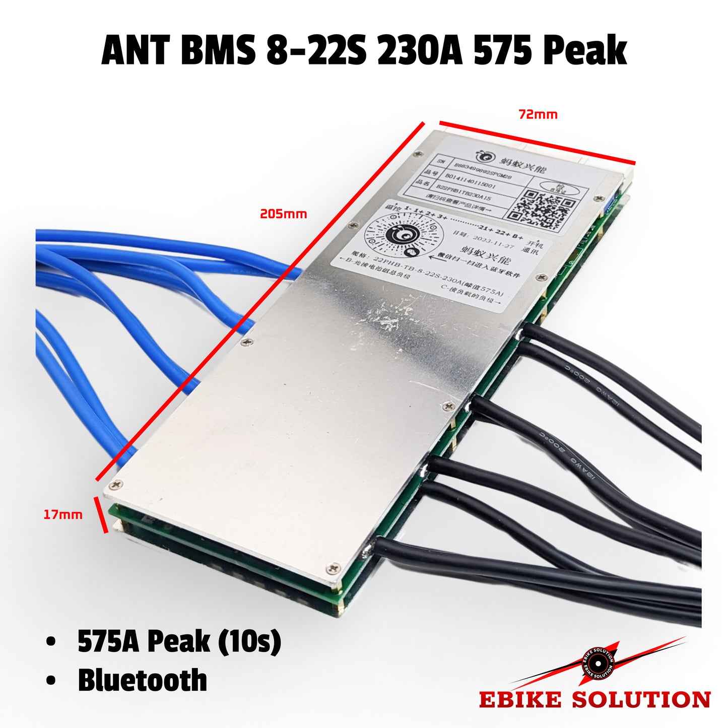 ANT BMS 8S-22S 100A 275A 425A 575A SMART BLUETOOTH LITHIUM BMS Battery Li-Ion