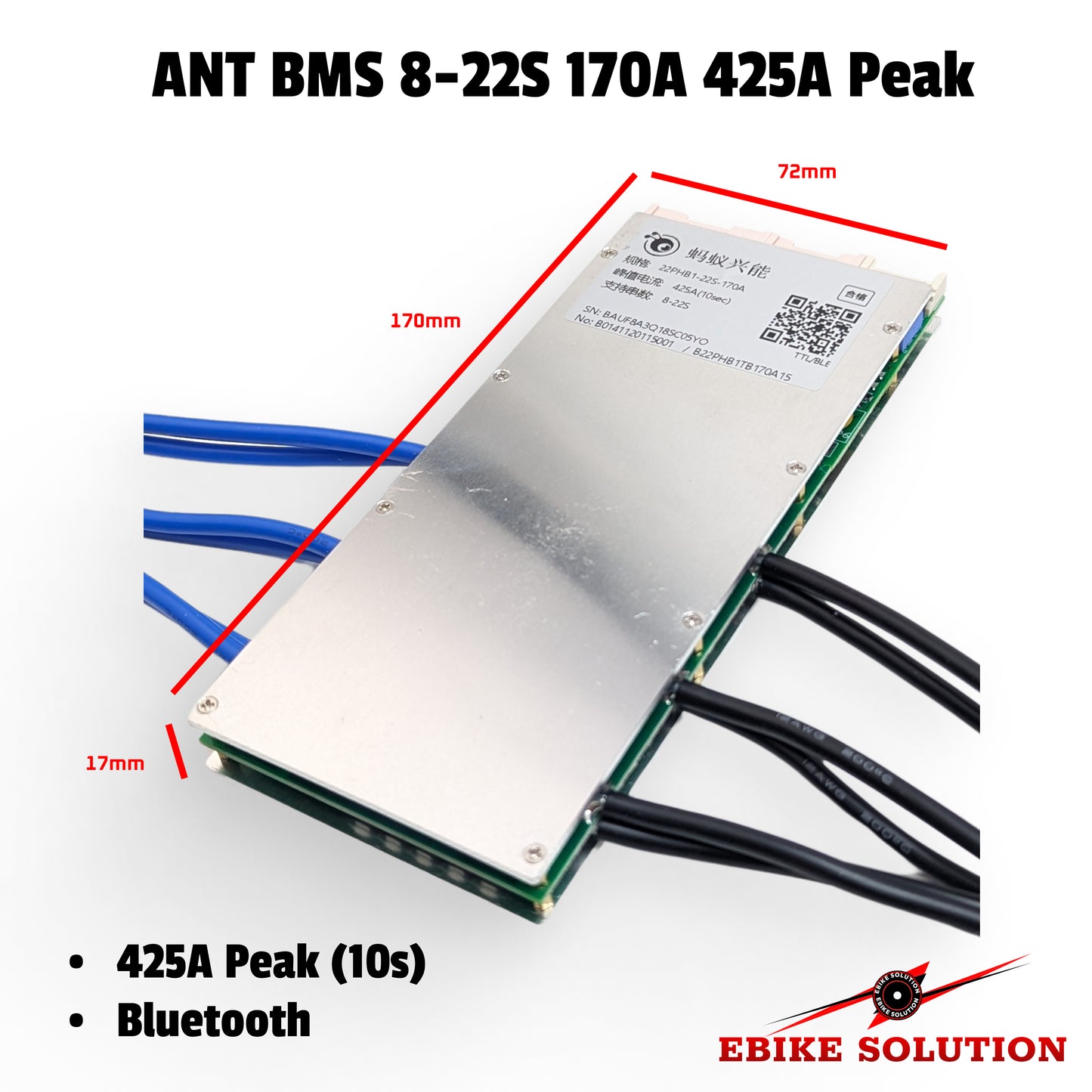 ANT BMS 8S-22S 100A 275A 425A 575A SMART BLUETOOTH LITHIUM BMS Battery Li-Ion