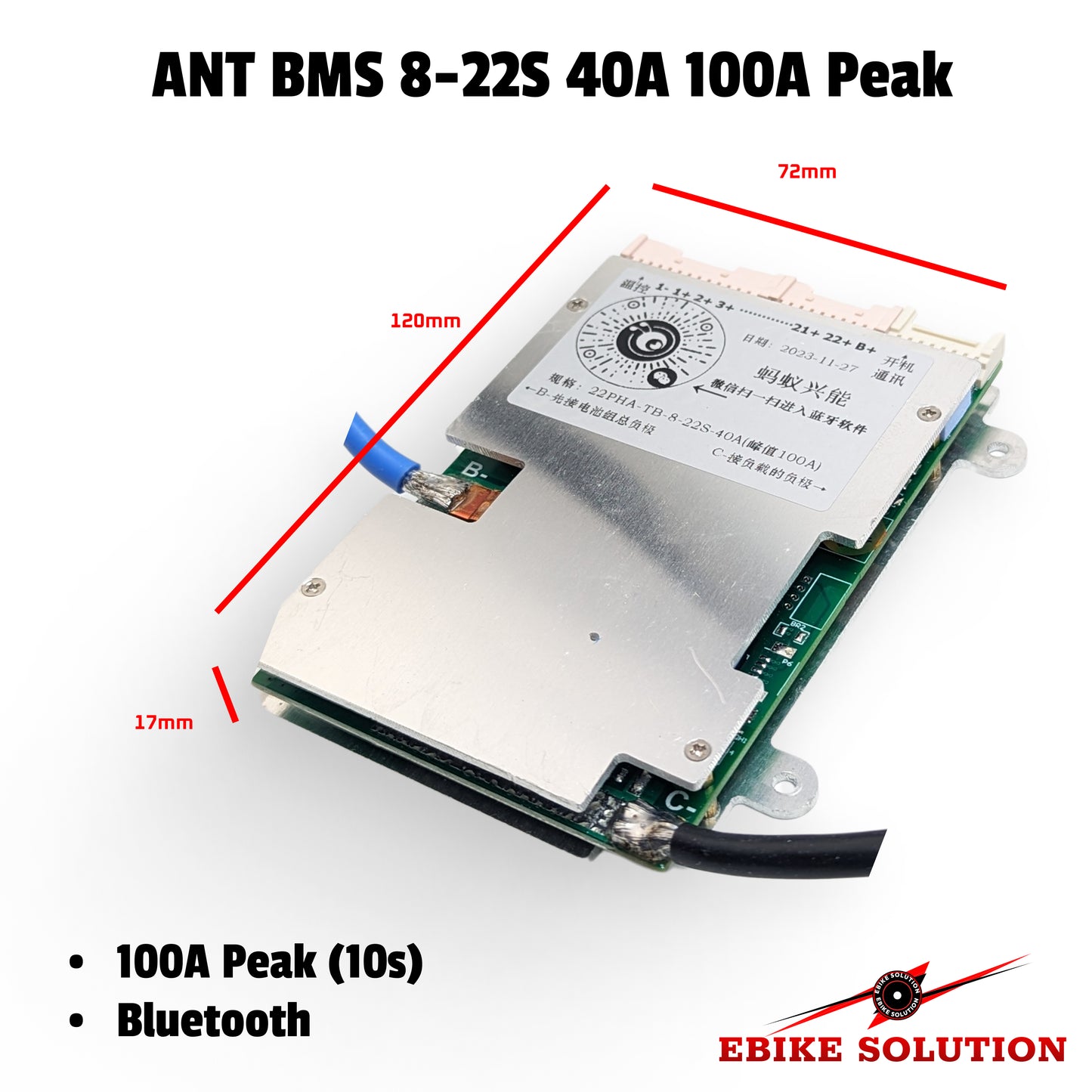 ANT BMS 8S-22S 100A 275A 425A 575A SMART BLUETOOTH LITHIUM BMS Battery Li-Ion