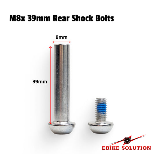 2 PCS MTB Bike Rear Suspension Shock Screws Pivot Mounting Bolt 8mm*25/29/35/39