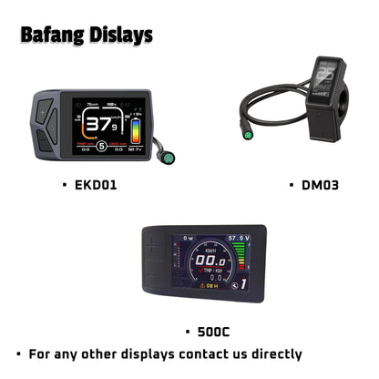 Bafang Brushless 48V 22A 750W Hub Motor Controller L1019 Display DM03 500C EKD01