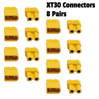 XT30 Connectors Plugs for RC Lipo Battery Drone Airplane Male Female