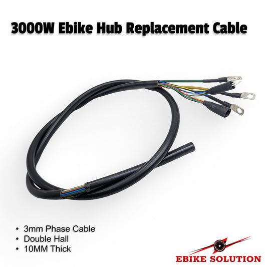 Ebike Scooter 3000w Hub Motor Cable Replacement 10mm External Dimension uk stock ebikesolution