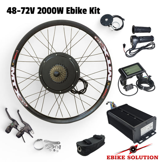 72V 45A 2000W Ebike Kit Rear Electric Bicycle Wheel MTX Enduro UK  ebikesolution uk stock