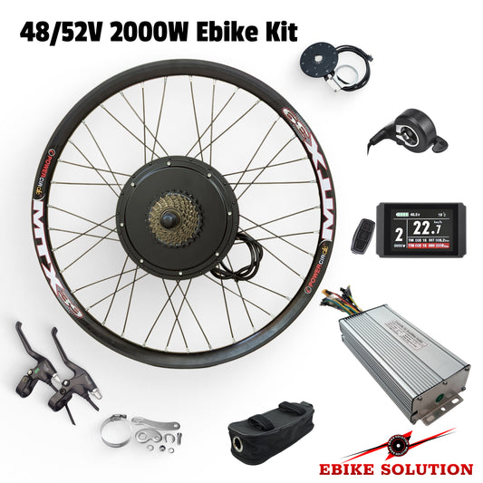48/52V Ebike Kit 2000W Rear Electric Bicycle Wheel MTX Enduro Stealth Bomber UK