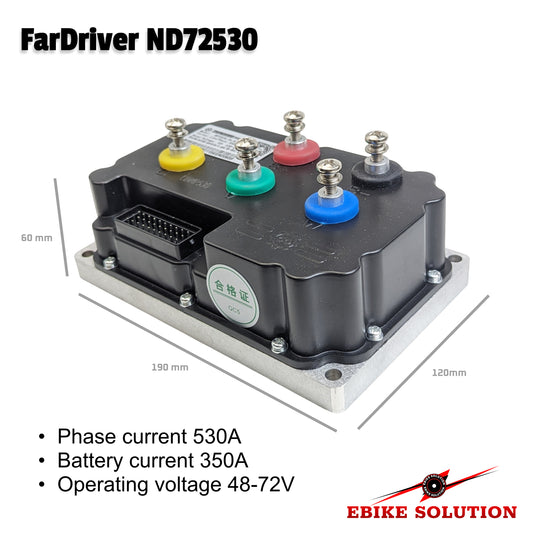 Fardriver ND72530 72V EV Programmable FOC Controller For Electric Scooter. Electric Bicycle