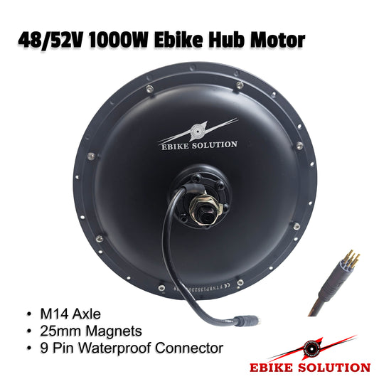 1000W 48/52v Ebike Hub Motor Electric Bike DIY Replacement hub DC Hub Motor