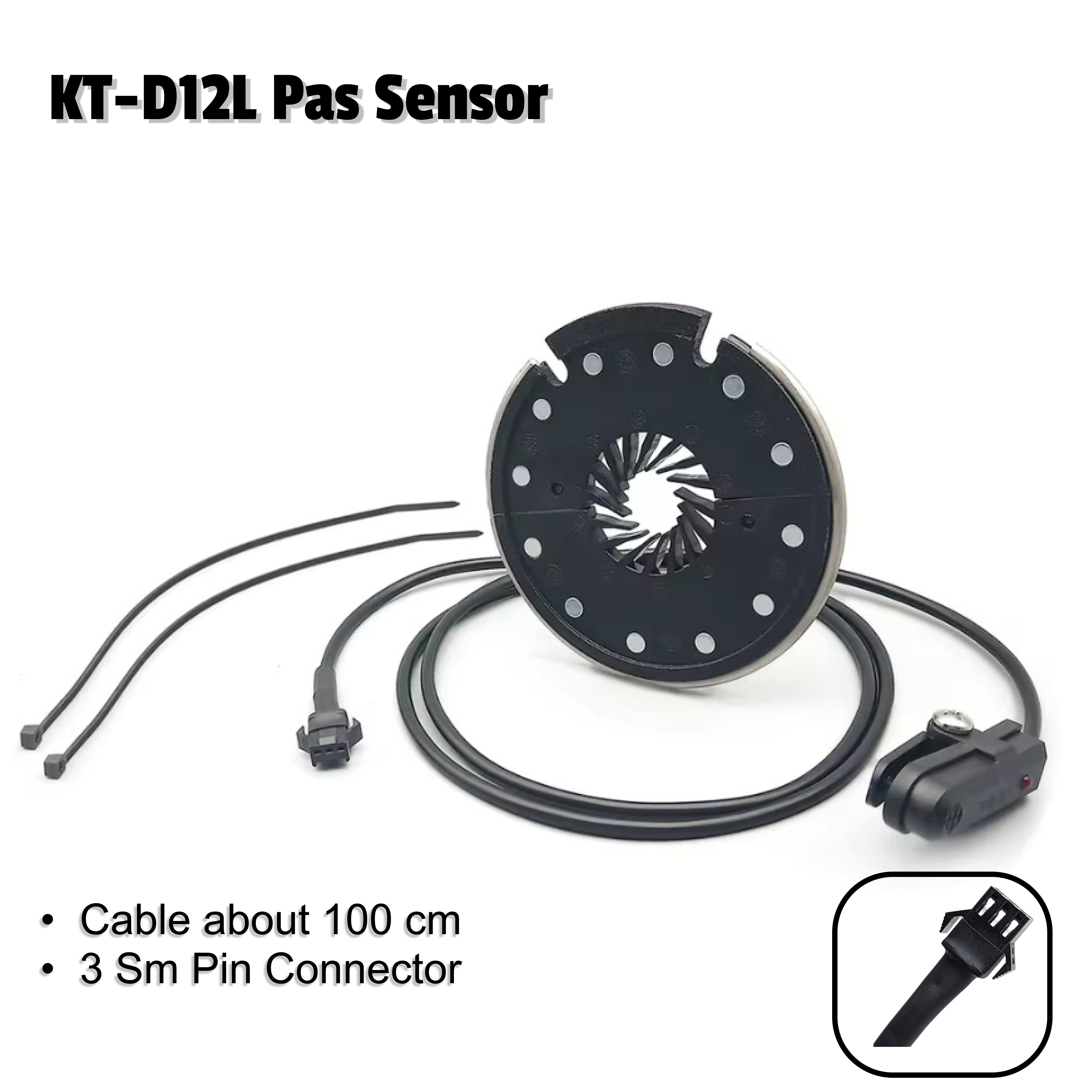 KT-D12L PAS Sensor 12 Magnet Points Pedal Assist Sensor for E-Bike ...