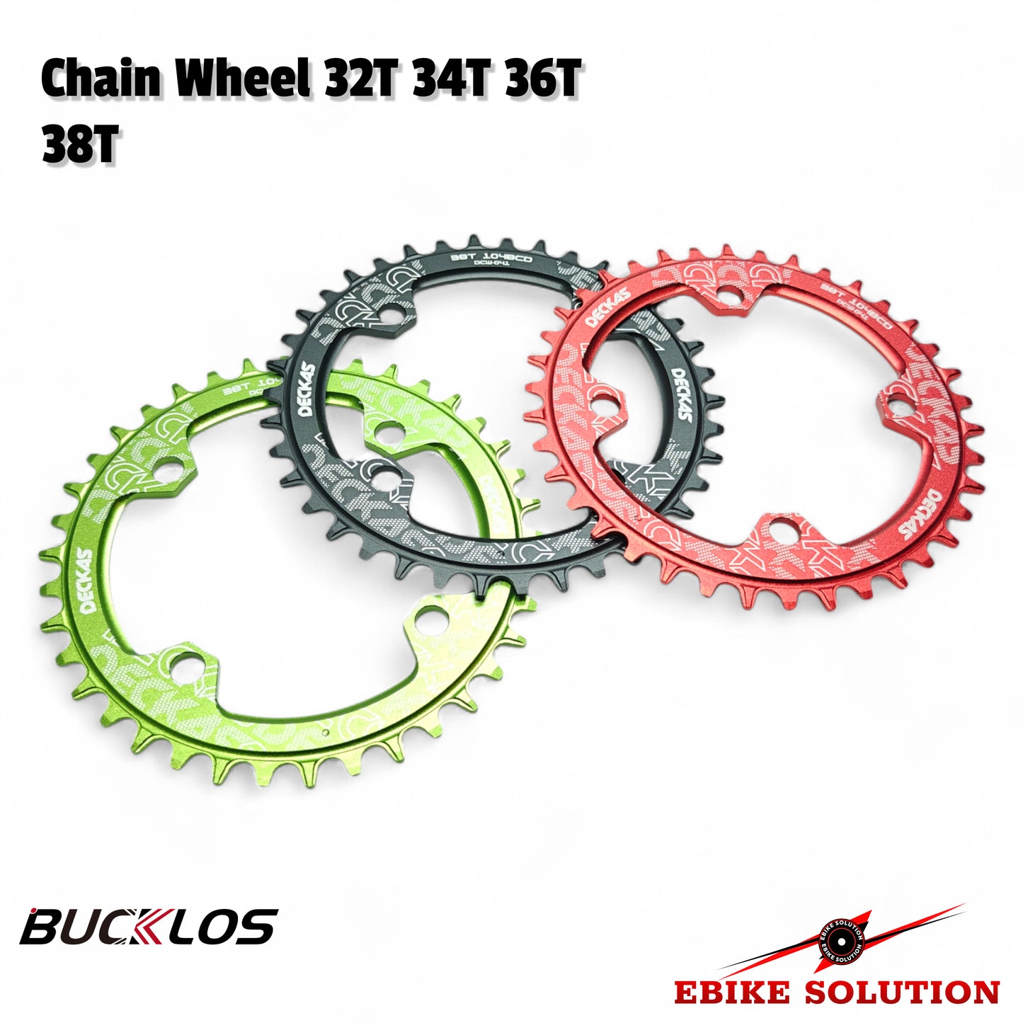 Chain Wheel 32-38T Bike MTB Chainring Narrow Wide Chain Rings for Shimano Crank