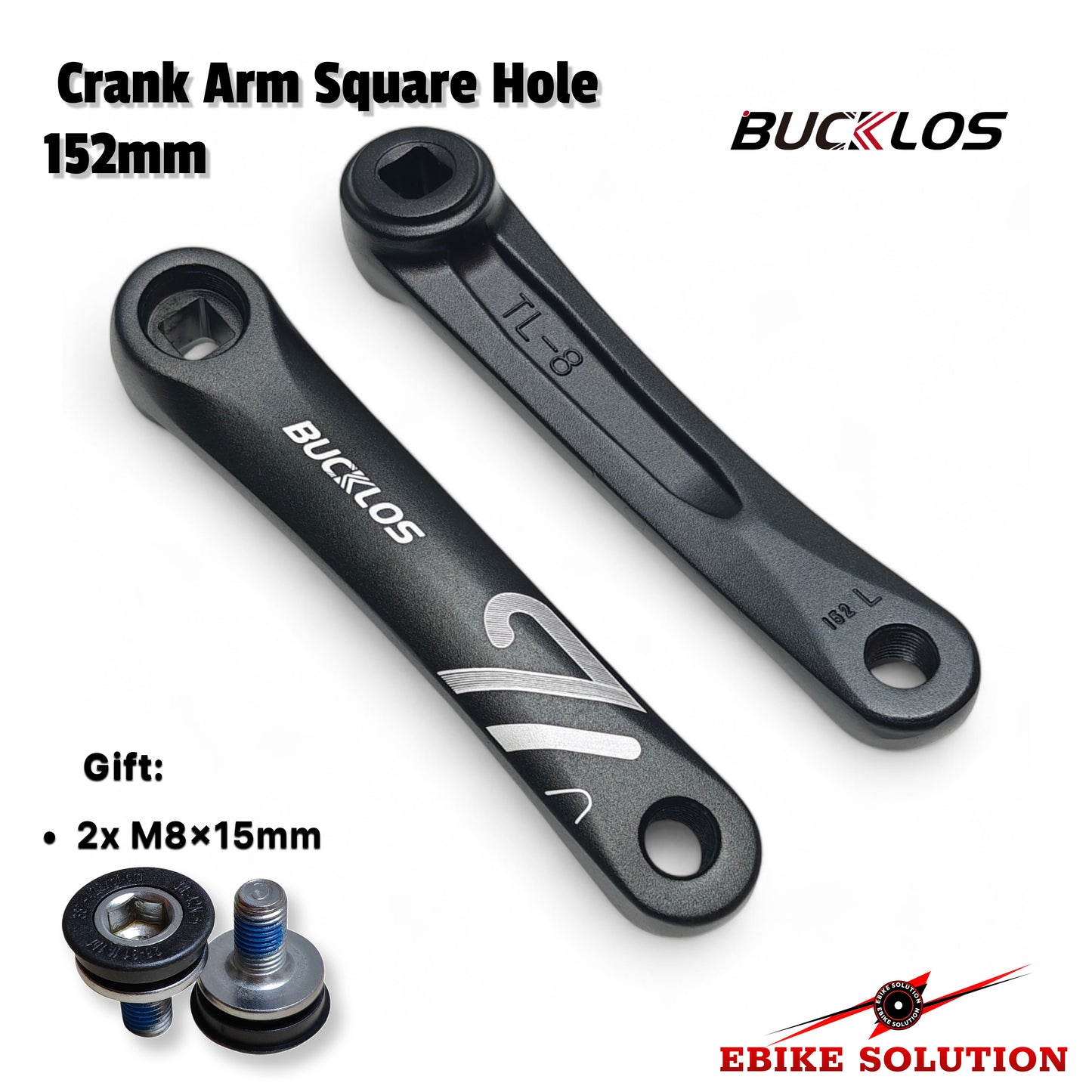 Bicycle 152/170mm Left/Right Crank Arm Square/Diamond Hollow MTB Road Bike