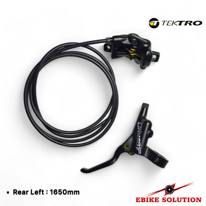 Tektro MTB Brake HD-M745 Mountain Bike 4 Piston Hydraulic Disc Brakes Front Rear