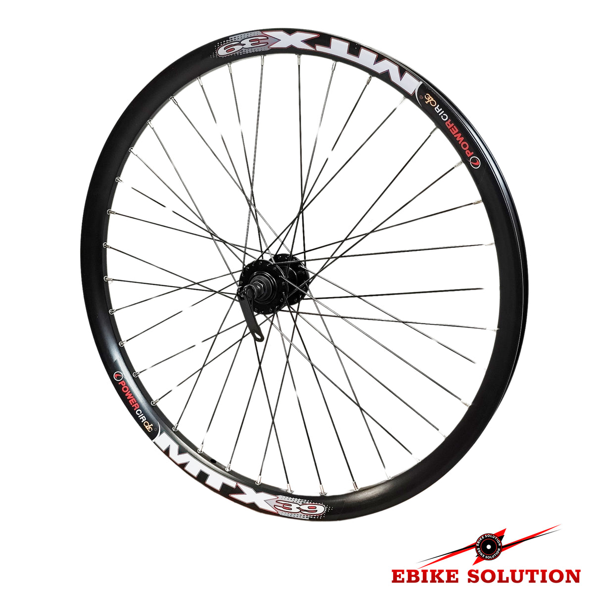 Dual Rim Pro Dual Layer MTX39 Rim Quick Release Front Wheel 100x9MM For MTB EBike ...
