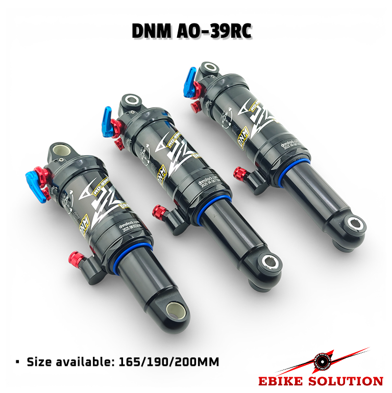 DNM AO-39RC MTB Shock Absorber 165mm 190mm 200mm Softail Manual Control Lockable Rebound Bicycle Air Rear Shock Cycling Part