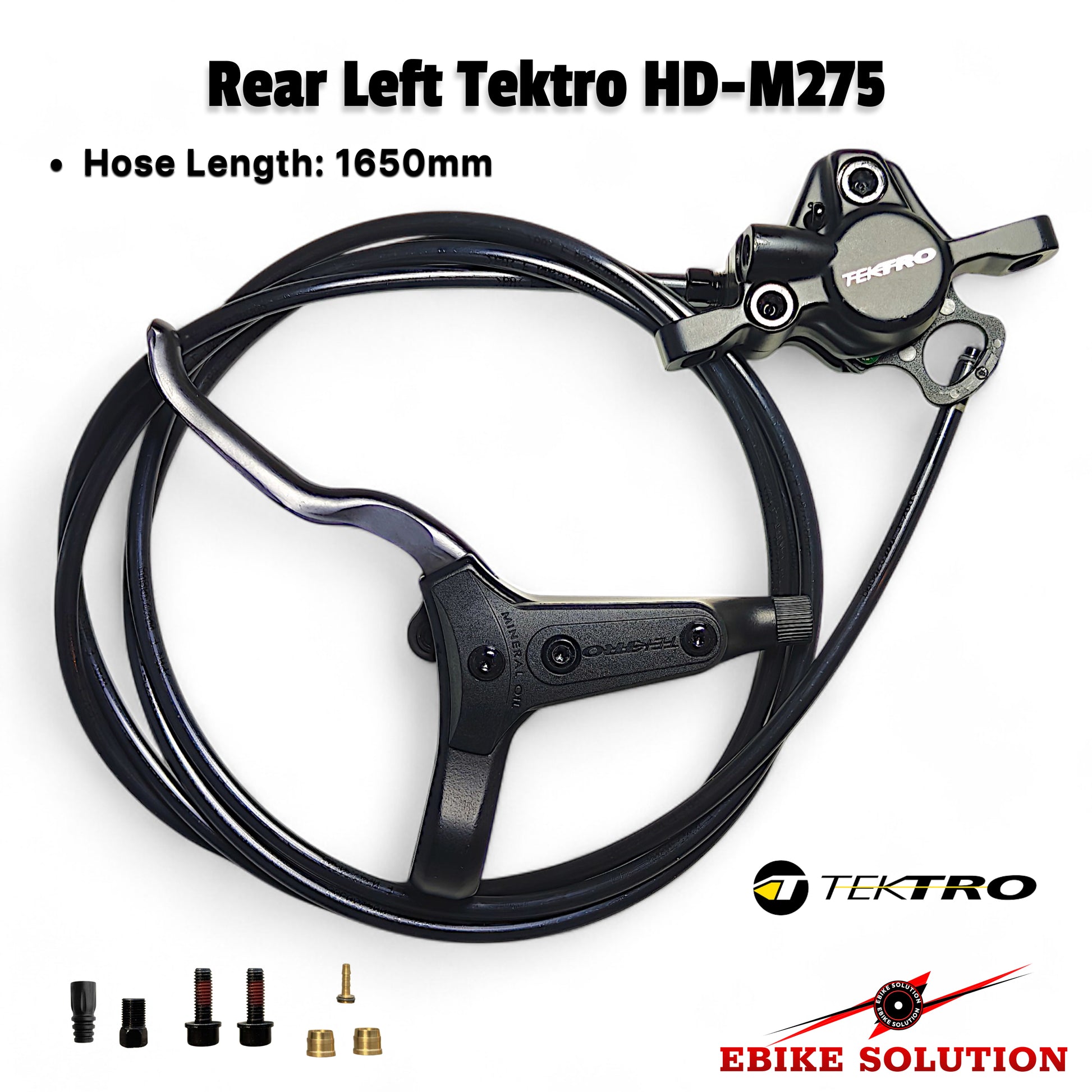 Tektro HD-M275 Mountain Bike Hydraulic Disc Brake Left Rear Brake MTB Ebike