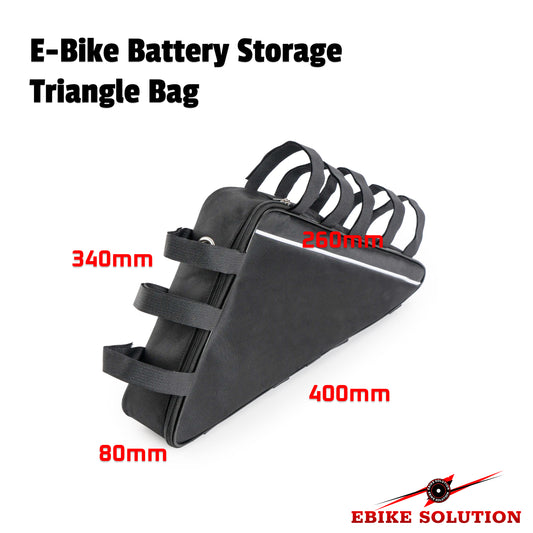 Ebike Battery Storage Triangle Waterproof Bag For MTB Electric Bicycle Li-ion uk stock ebikesolution