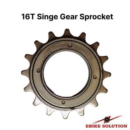 16T Teeth 34MM Single Speed Freewheel Flywheel Sprocket Bicycle Gear uk stock ebikesolution