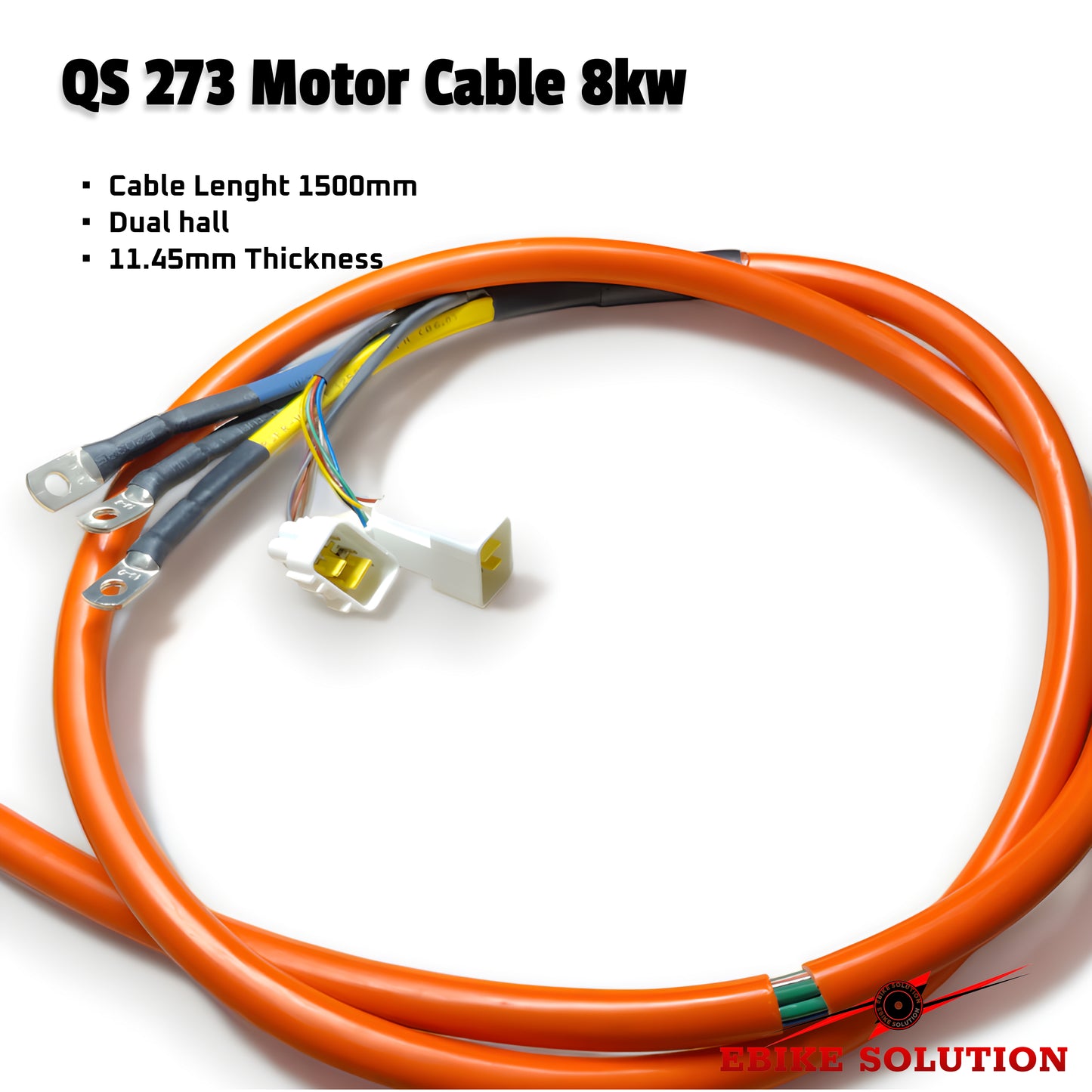 QS 273 Replacement Hub Motor Cable Ebike Stealth Bomber Hall Plugs 8000W