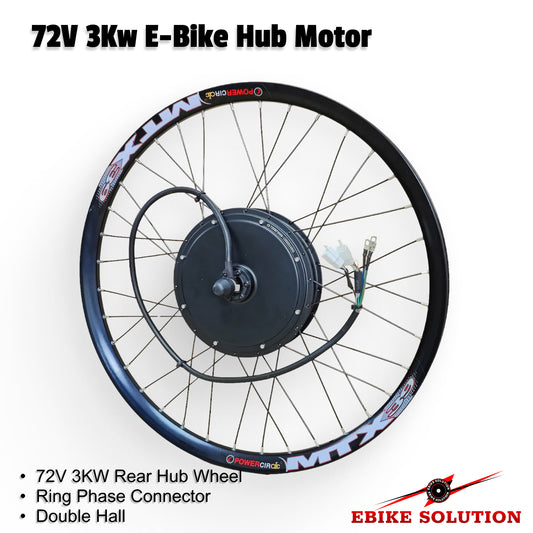 72V 3000W 26 27.5 29in Ebike Hub Motor Electric Bike MTB DIY