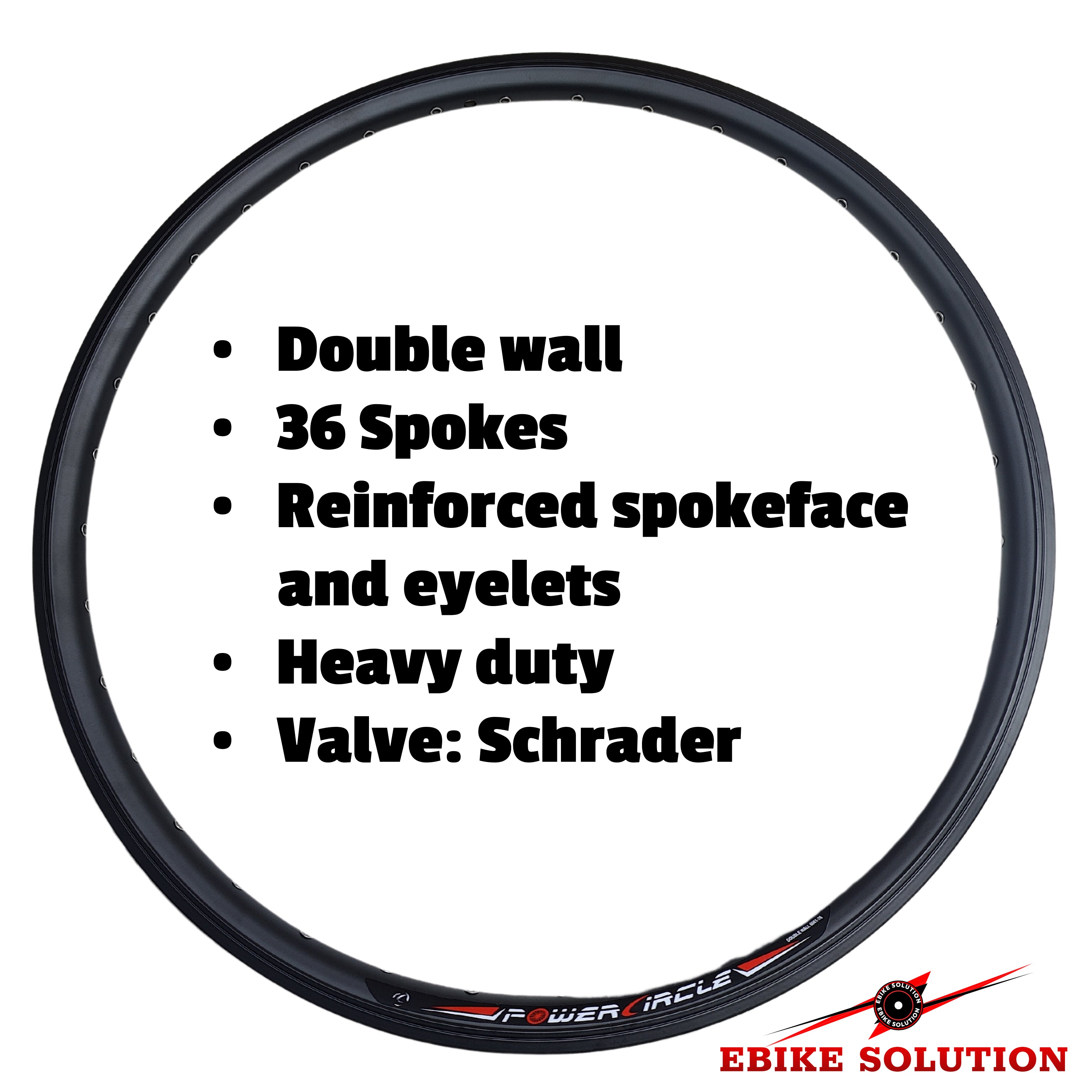 Double cheap wall rims