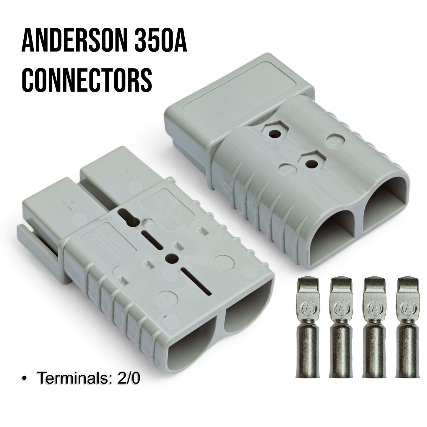 350A 600V 2/0 AWG 70mm Anderson Plug Connectors Quick Connector Electric