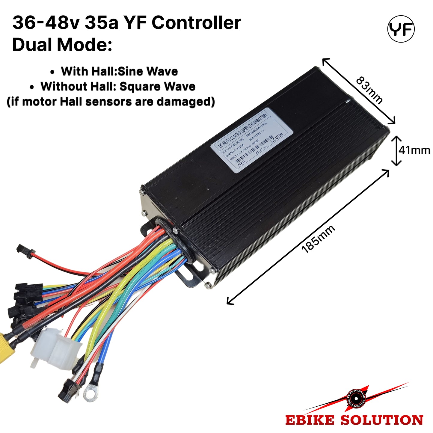 35A Ebike YF Controller 36/48V Dual Mode uk stock ebikesolution