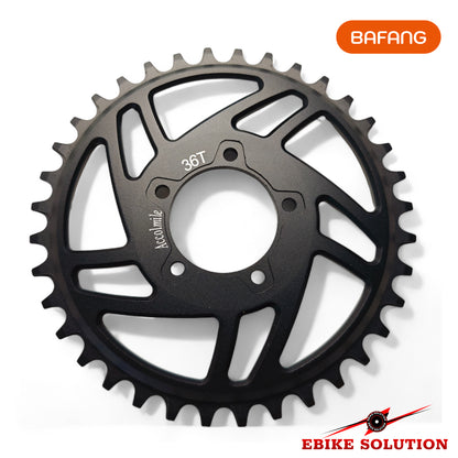 36T BAFANG BBSHD 8FUN Chain Wheel Ebike Mid Drive Motor Chainring Sprocket Black