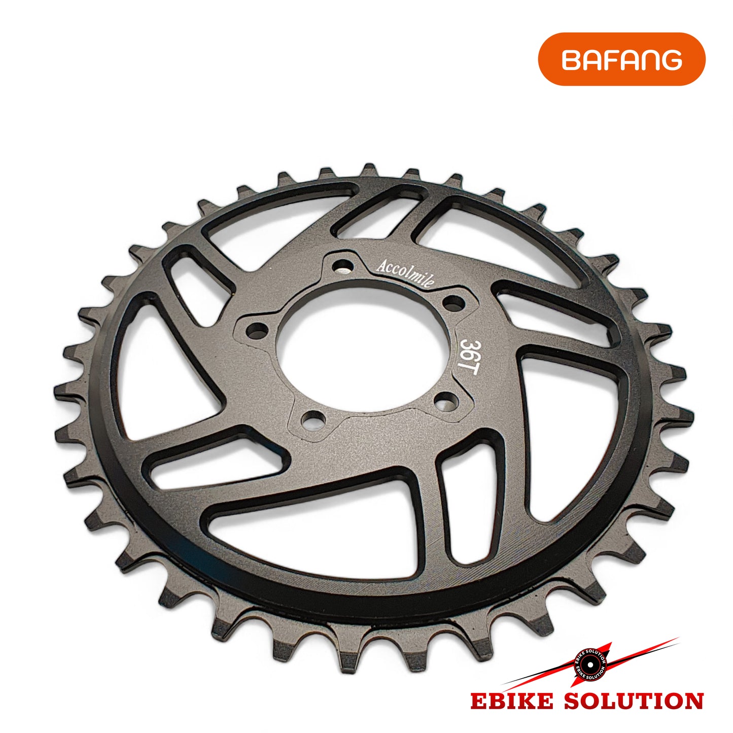 36T BAFANG BBSHD 8FUN Chain Wheel Ebike Mid Drive Motor Chainring Sprocket Black