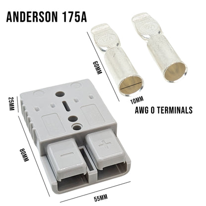 175A 600V 0 AWG Anderson Plug Connectors Quick Connector Electric