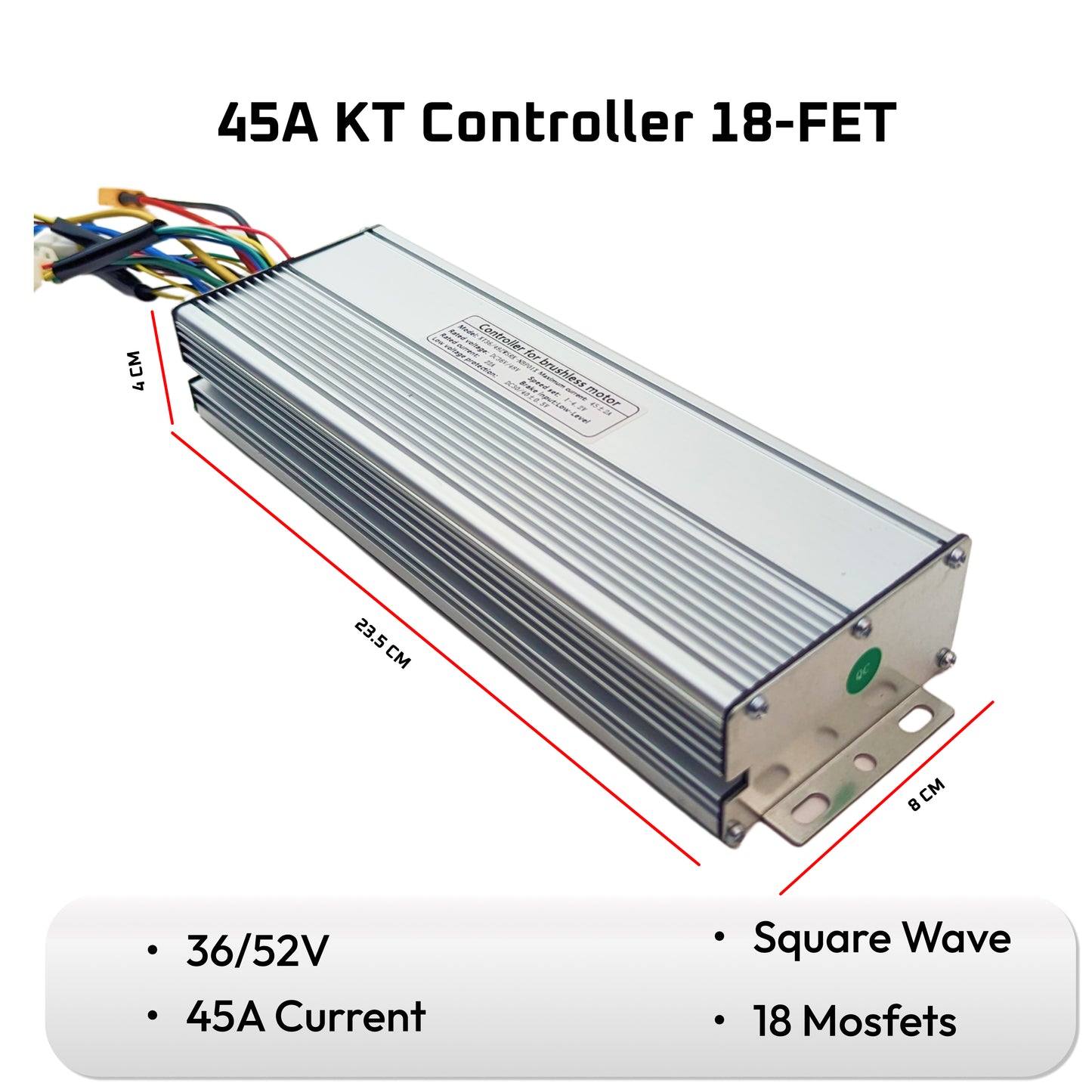  KT Ebike Controller 36/48V 2000W 18-FET 45A Brushless Motor uk stock ebikesolution