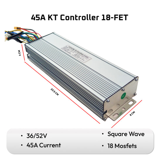  KT Ebike Controller 36/48V 2000W 18-FET 45A Brushless Motor uk stock ebikesolution