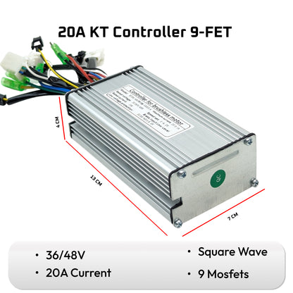 36V/48V 500W Brushless DC Square Wave Controller Ebike Electric Bicycle uk stock ebikesolution