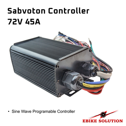 Sabvoton SVMC7245 72V 45A Brushless DC Motor Programmable Controller For Ebike Bicycle