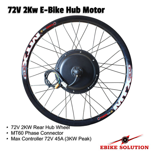 72V 2000W 26 27.5 29in Ebike Hub Motor Electric Bike MTB DIY