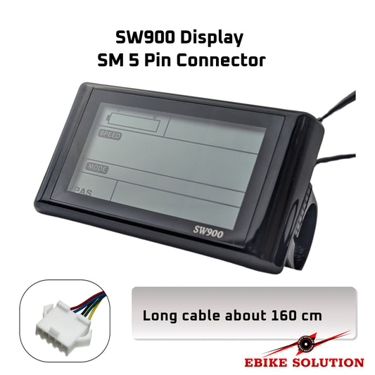 SW900 LCD Display Meter Control Panel 24-72V E-Bike Electric Bicycle Scooter uk stock ebikesolution