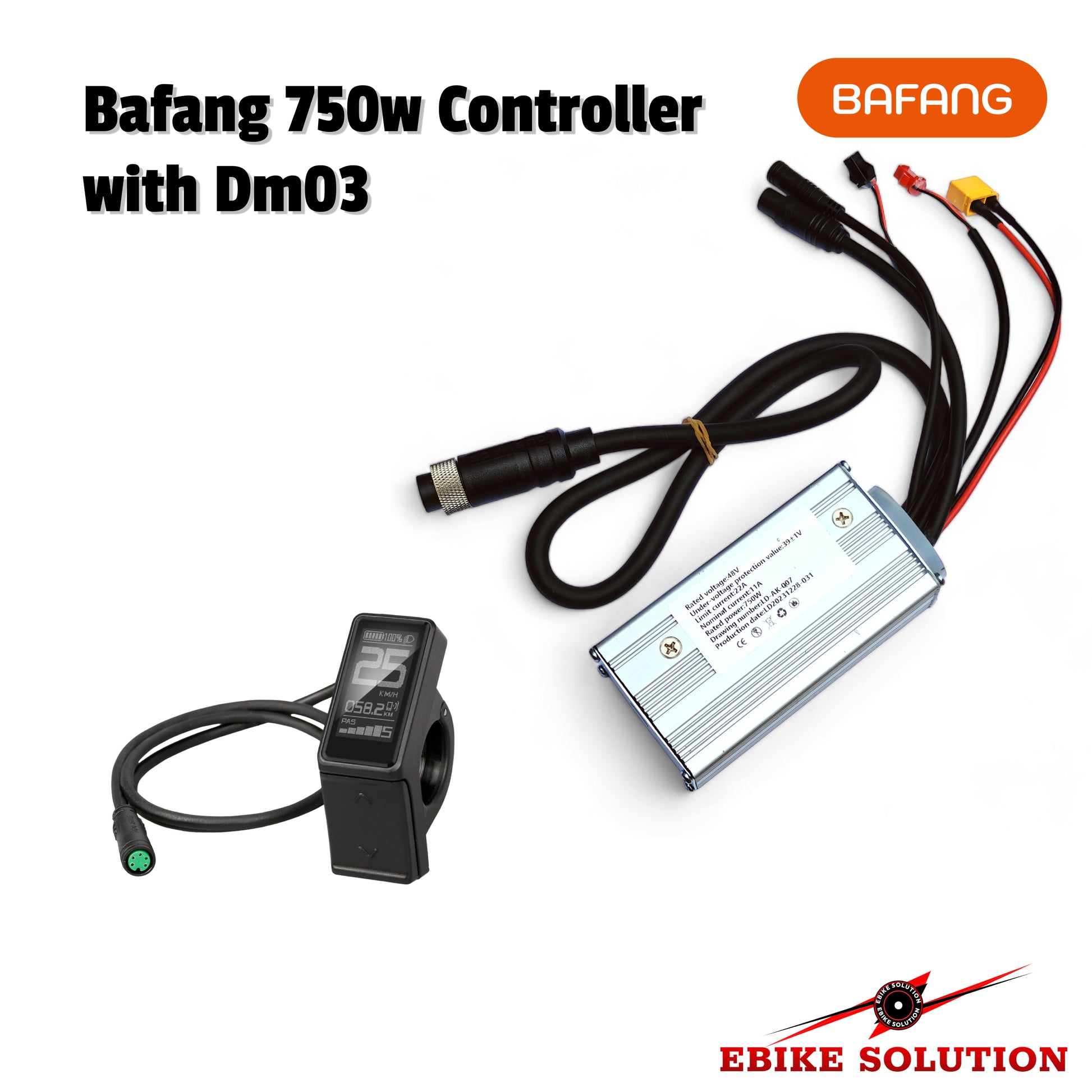 Sinus Wave 18A BAFANG Hub Motor Controller with 600C Display Brushless Sinus Wave 18A BAFANG Hub Motor Controller with 600C Display Brushless