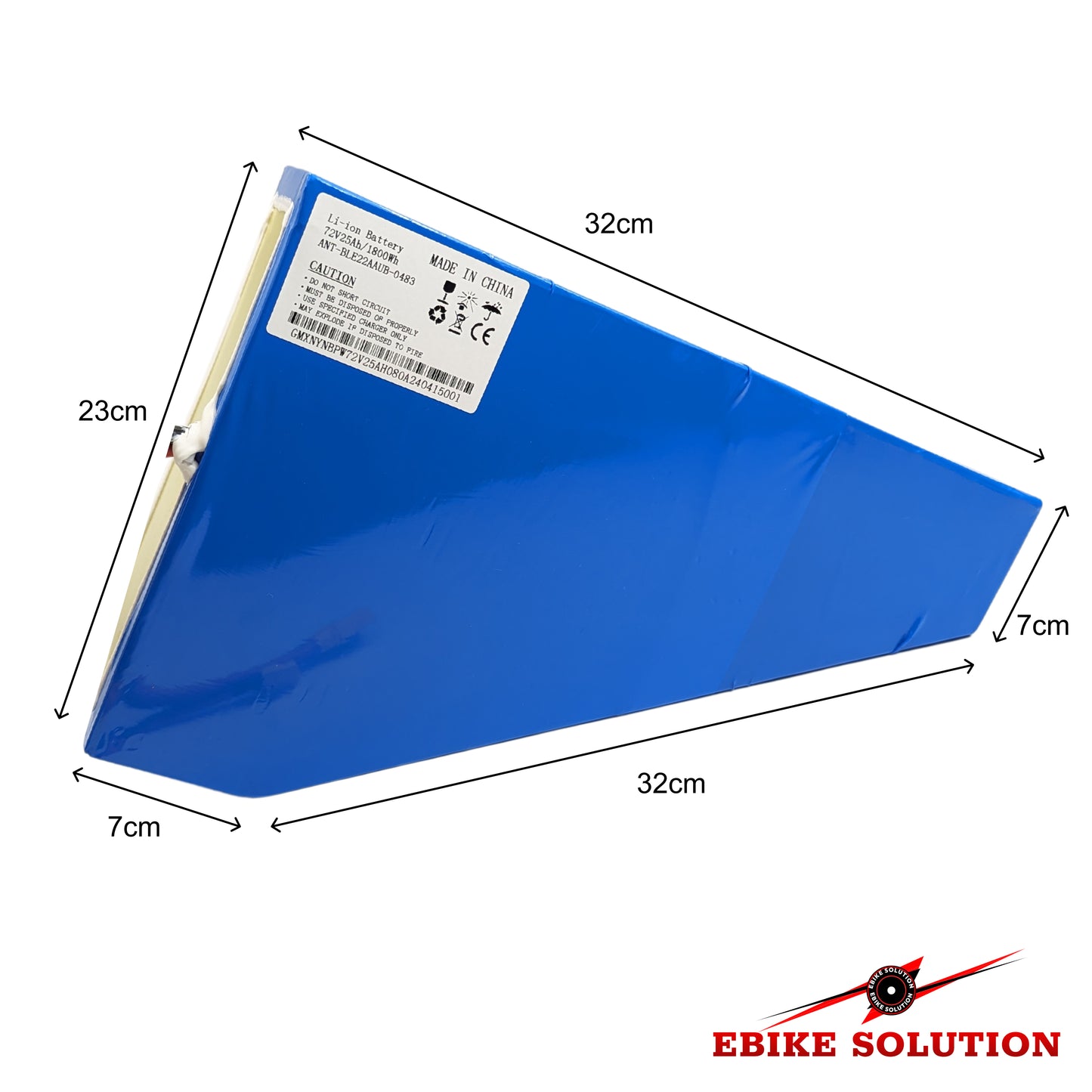 72V 25Ah BMS 80A Samsung 21700 Cells li-ion Ebike Battery