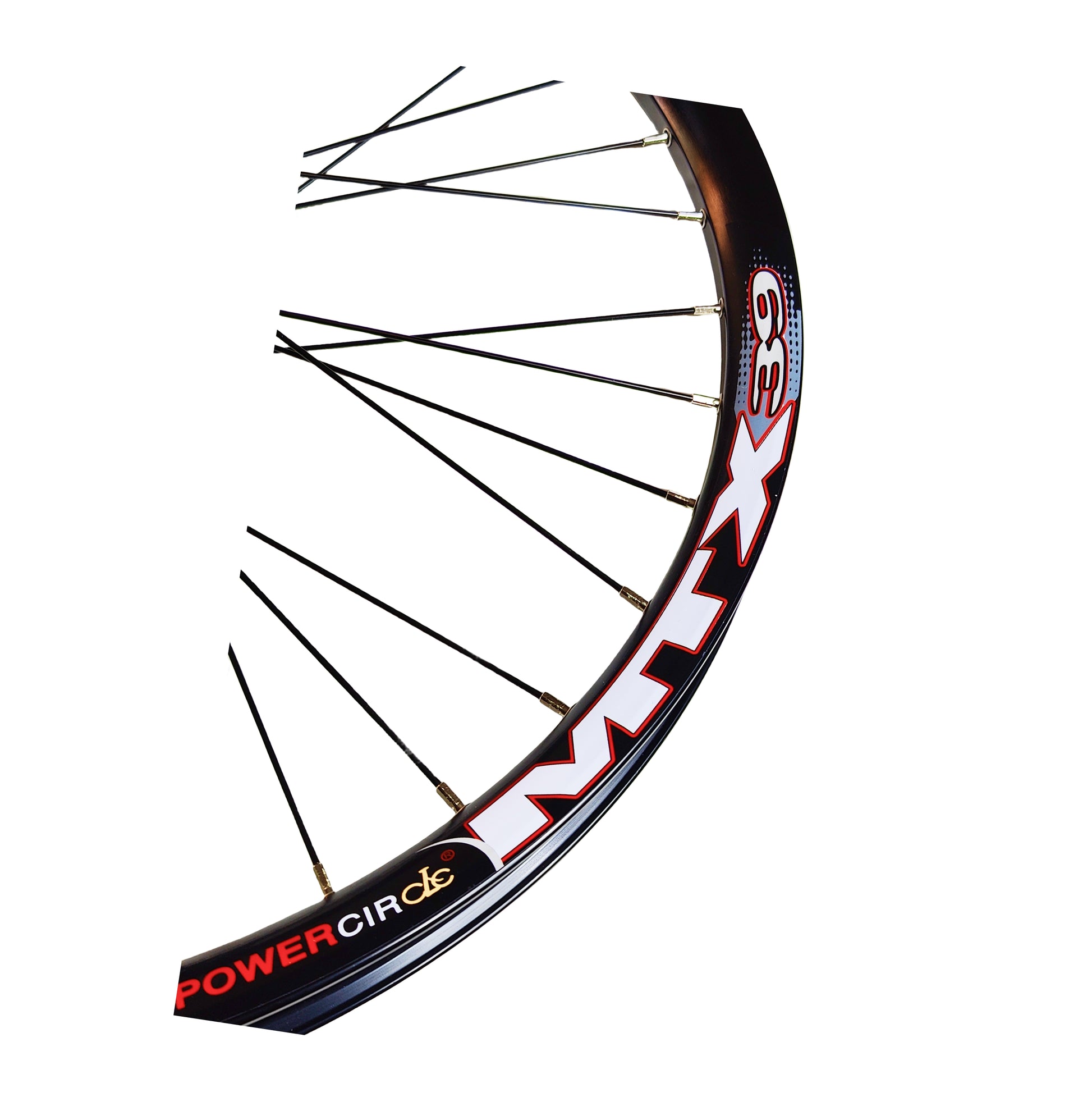 Dual Layer MTX39 Rim Thru Axle Front Wheel 110x15MM MTB Ebike 26" 27.5" 29"