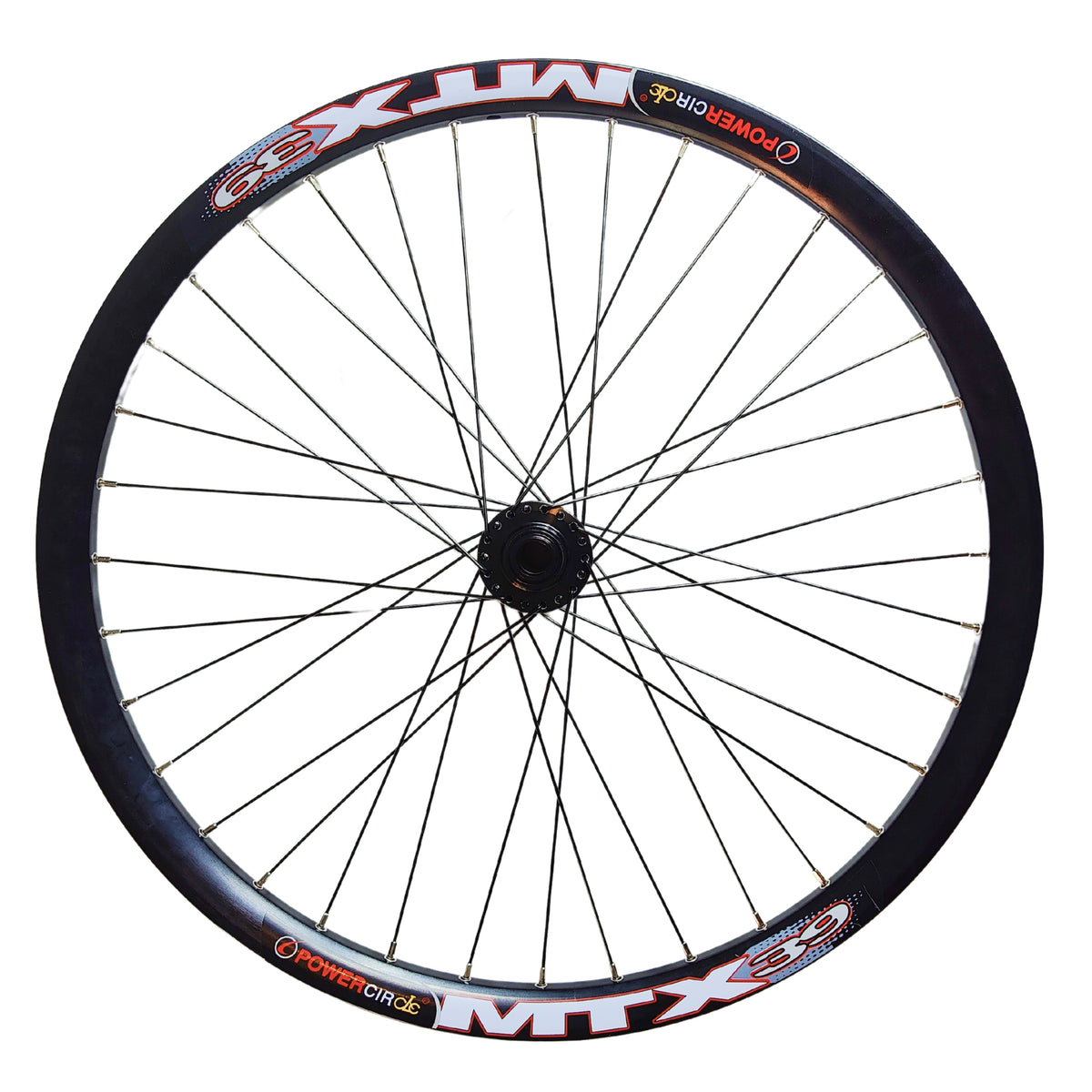 Dual Rim Pro Dual Layer MTX39 Rim Thru Axle Front Wheel 110x15MM MTB Ebike 26