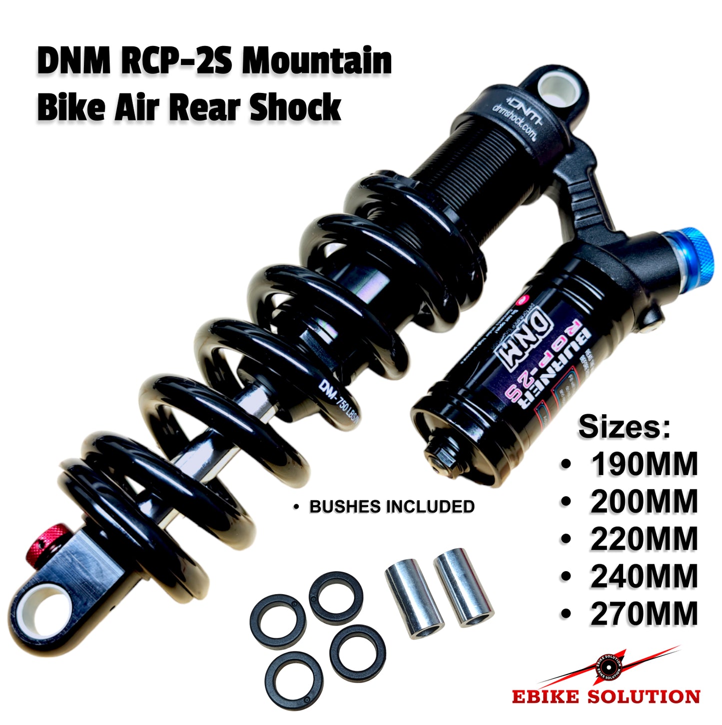 DNM BURNER-RCP2S Mountain Downhill Bike Rear Shock 190/200/220/240/270 MM