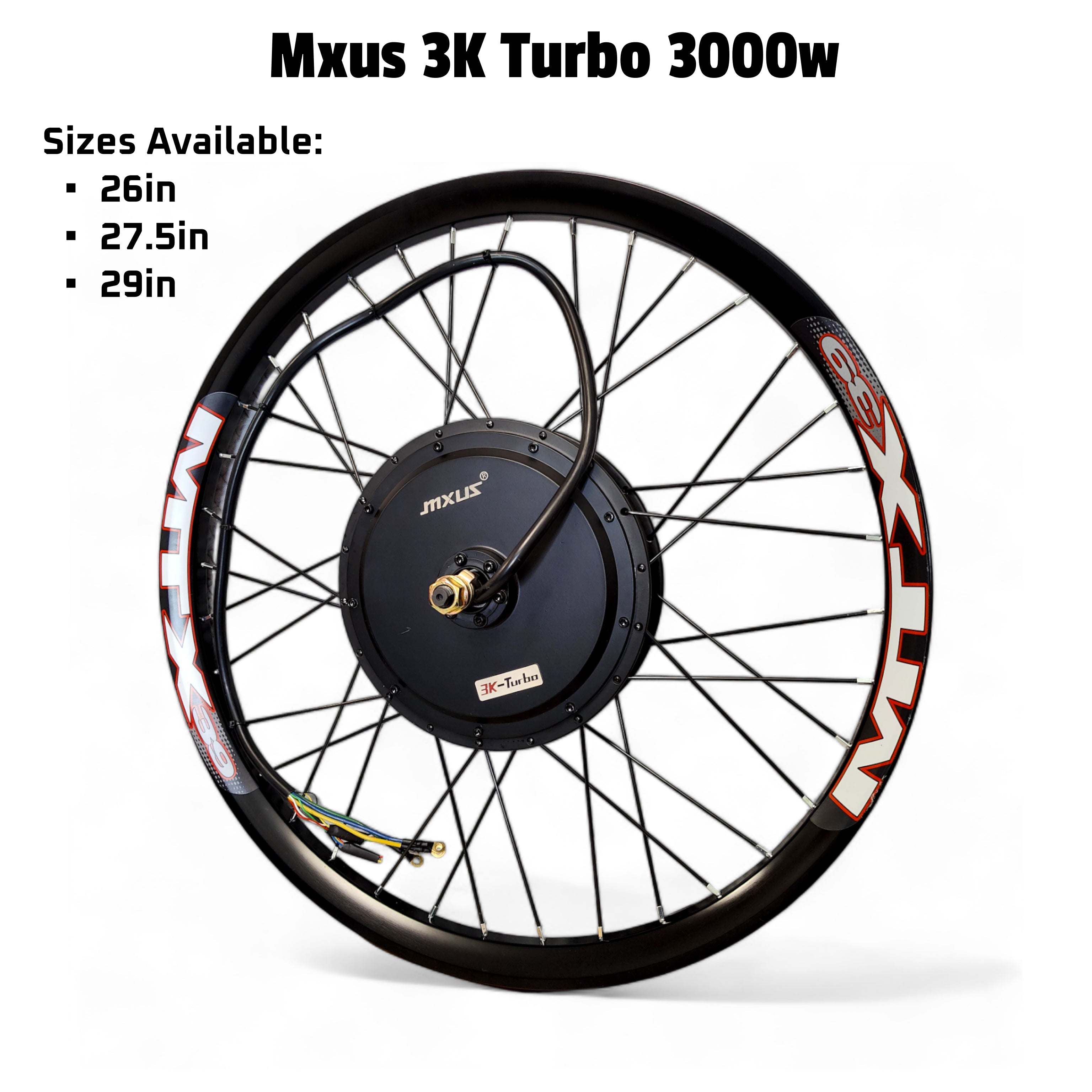 Mxus 3000w hub motor sale