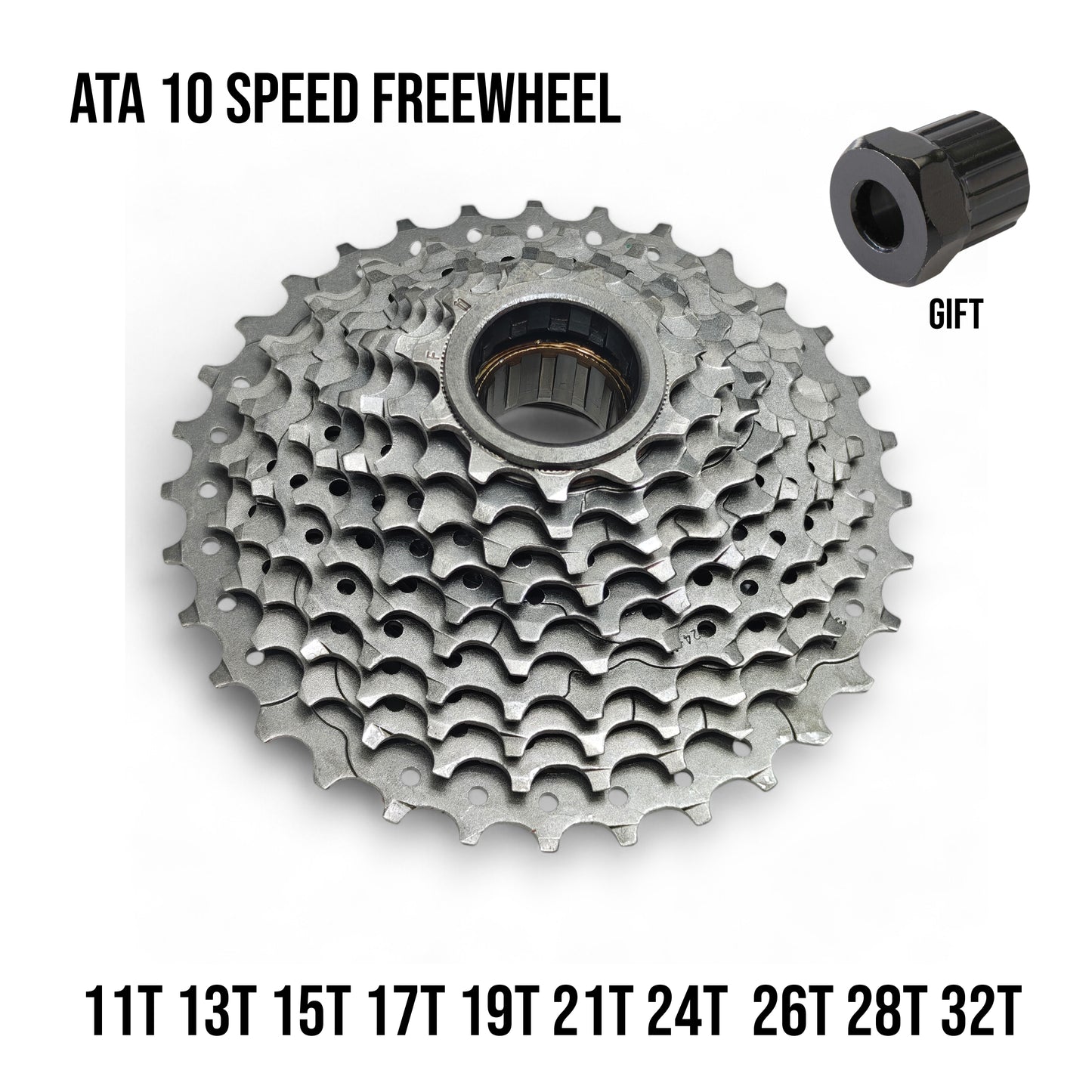 Electric Bike Freewheel 7 8 9 10 Speed MTB EBike Screw On Type Sprocket 13-32T