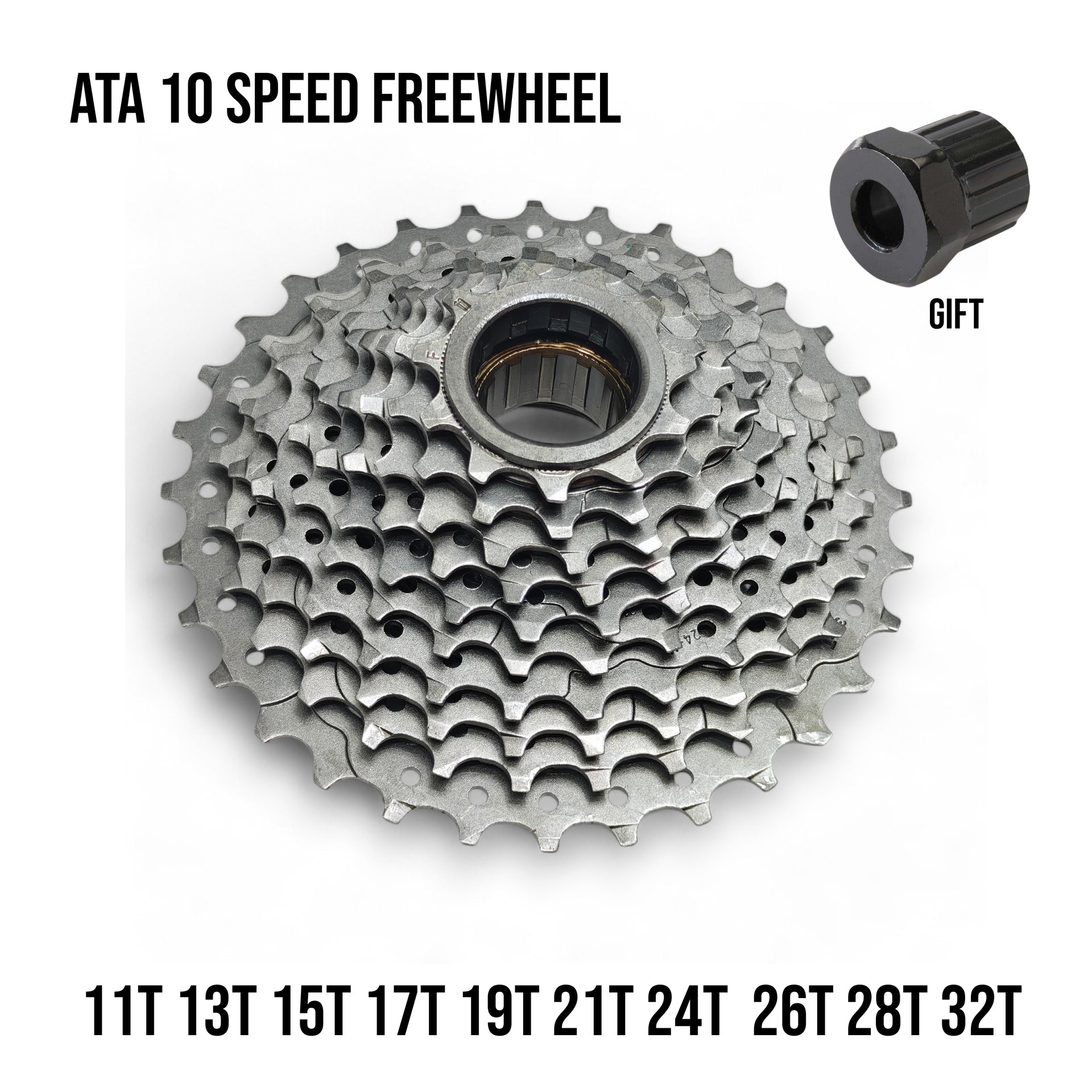 Bike Freewheel, 10 Speed ​​11-36T Schroef Op Freewheel High Strength Steel Bike Speed ​​Flywheel, 10-Speed ​​Meerdere Freewheel Voor Fietsen Vervanging