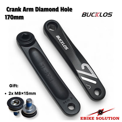 Bicycle 152/170mm Left/Right Crank Arm Square/Diamond Hollow MTB Road Bike