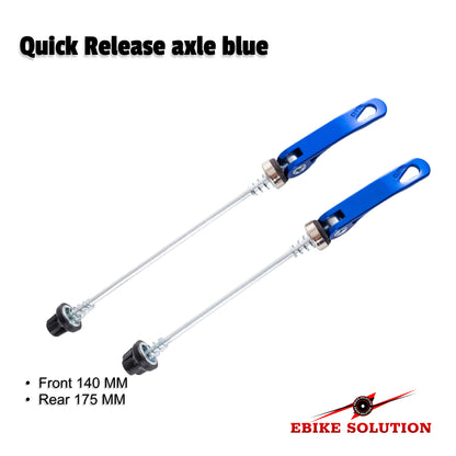 Quick Release Bicycle Hub Road Mountain Bike Front Rear Axle Shaft 140/175mm