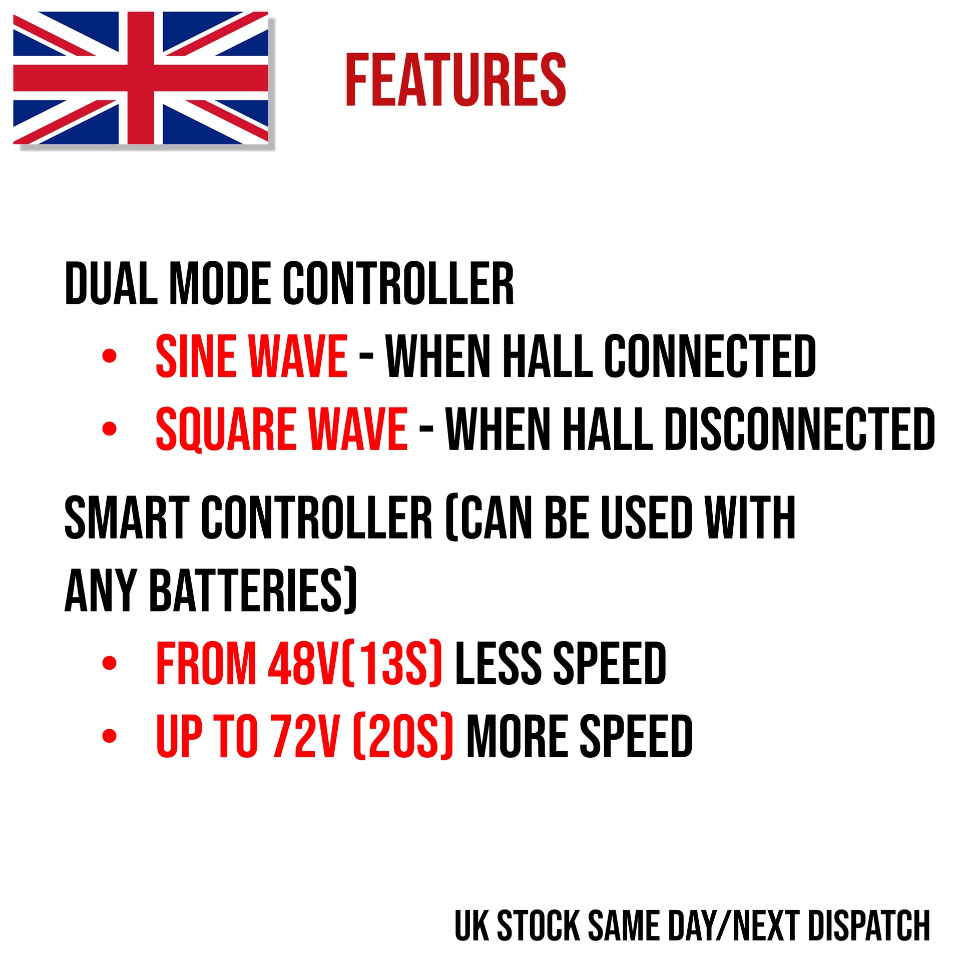 Contrôleur Sabvoton Ebike programmable à onde sinusoïdale avec capteur Hall 72V 100A 5000W et écran UKC1 Contrôleur Sabvoton Ebike programmable à onde sinusoïdale avec capteur Hall 72V 100A 5000W et écran UKC1