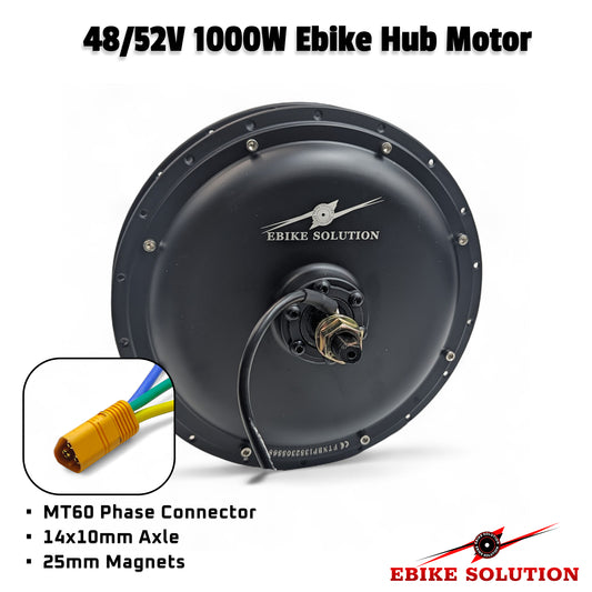1000W 48/52v Ebike Hub Motor Electric Bike DIY Replacement hub DC Hub Motor